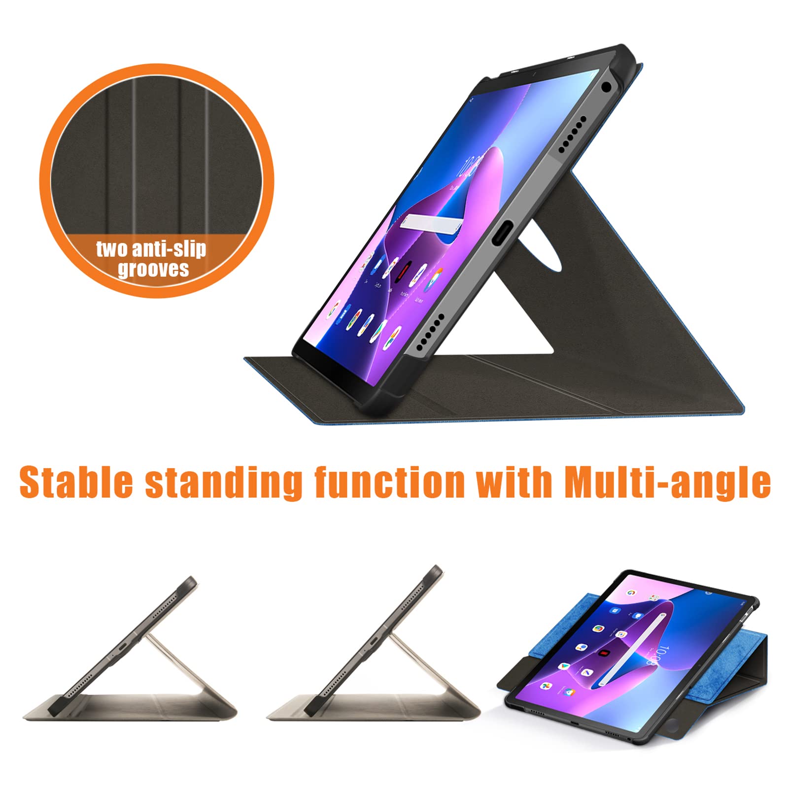 【ケース・フィルム付タブレット】Lenovo Tab M10 Plus 第3世代 楽天市場】Lenovo Tab M10 (3rd Gen) ケース 液晶フィルム付き